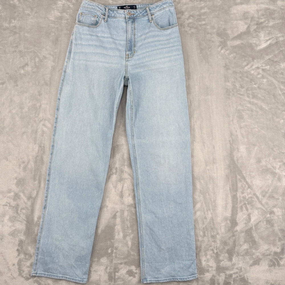 Hollister Dad Jeans Womens 13R (30x32.5) Blue Ultra High-Rise Vintage Stretch